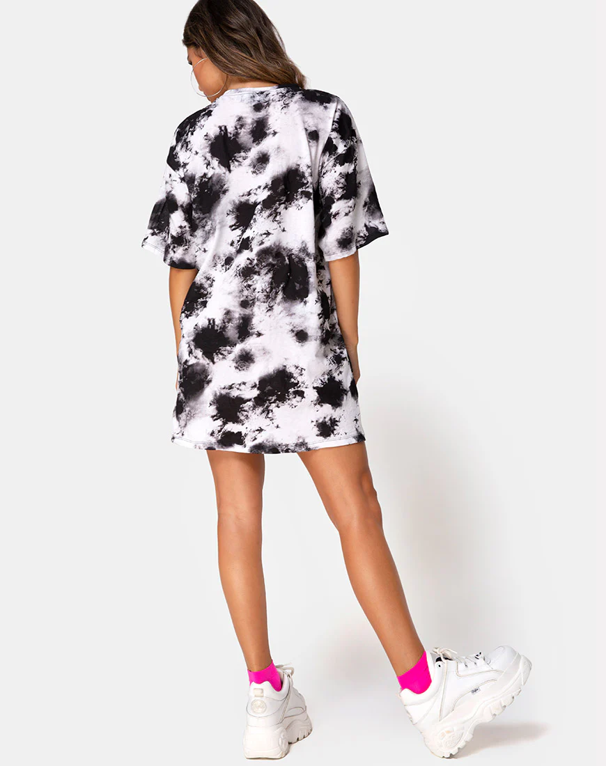 Sunny Kiss Tee in Tie Dye Celestial Lime - Image 4