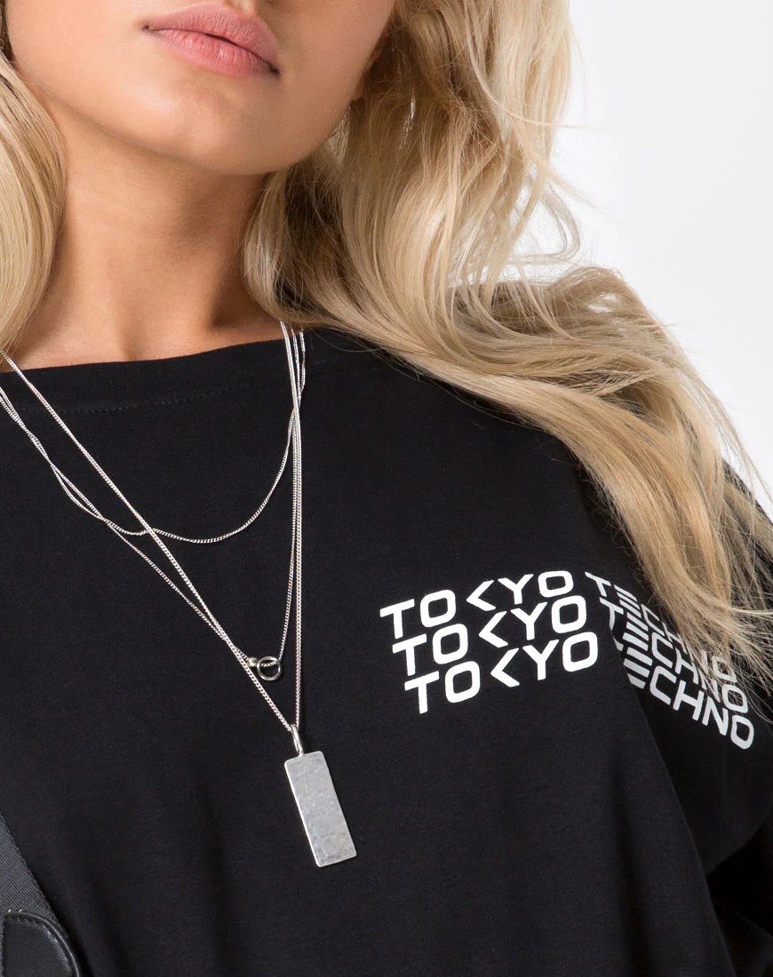 Sunny Kiss Oversize Tee in Tokyo Techno - Image 5