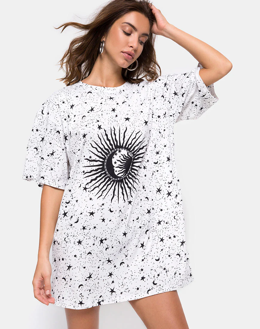 Sunny Kiss Tee in White Cosmo - Image 3