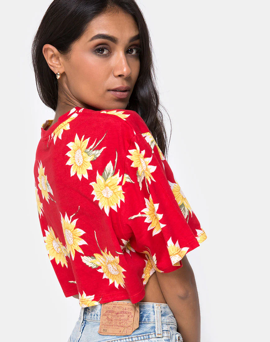 Super Cropped Tee in Sunny Days - Image 2