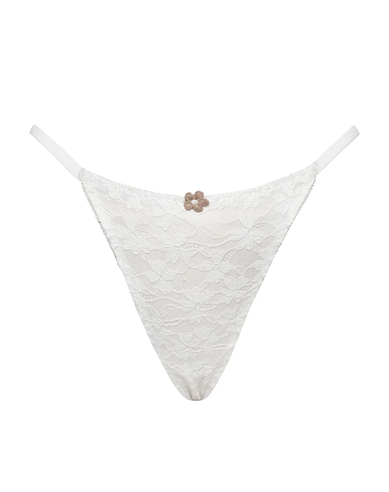 Sura Thong in Compact Floral Lace Ivory - Image 5