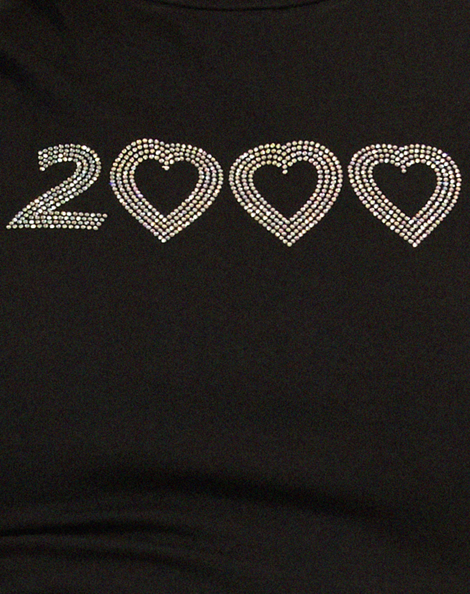 Surtila Crop Top in Black 2000 Hotfix Diamante - Image 6