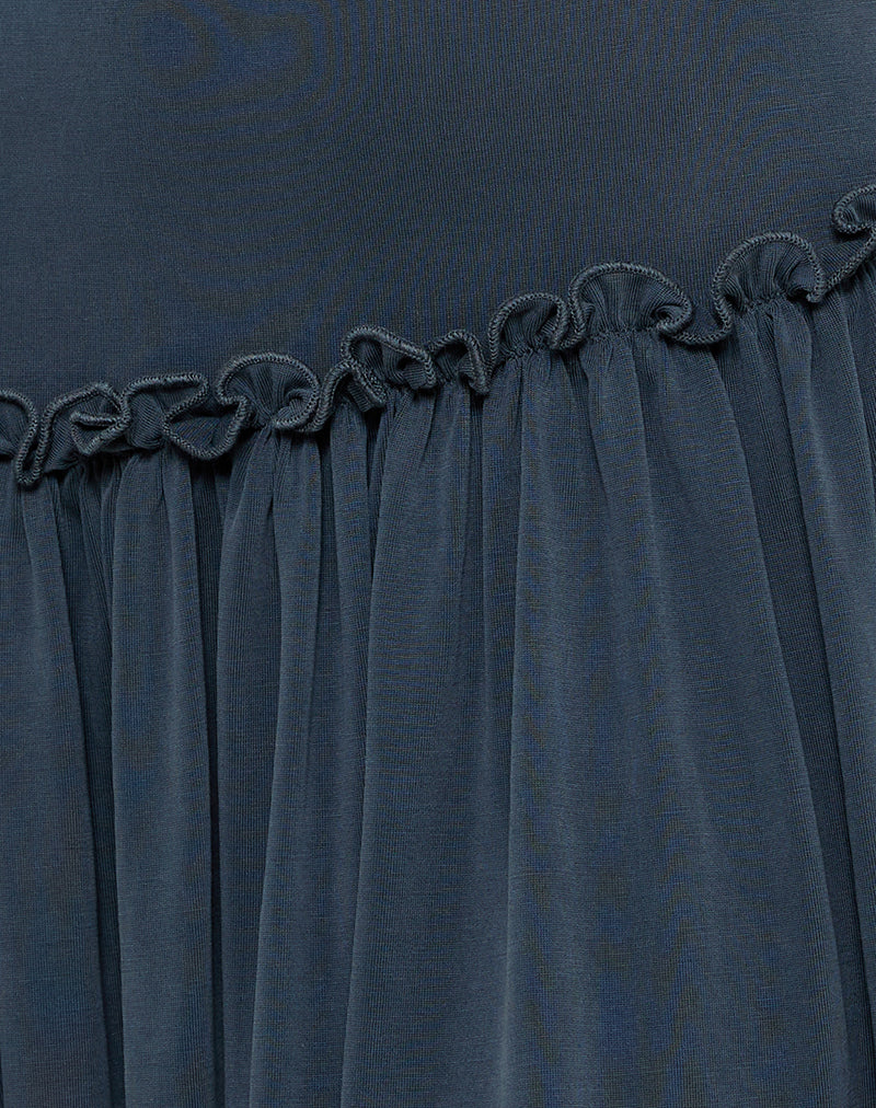 Suvi Cami Mini Dress in Ocean Storm - Image 6