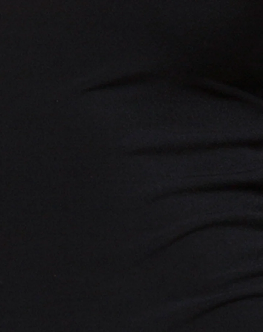 Swalla Bodycon Dress in Black - Image 5