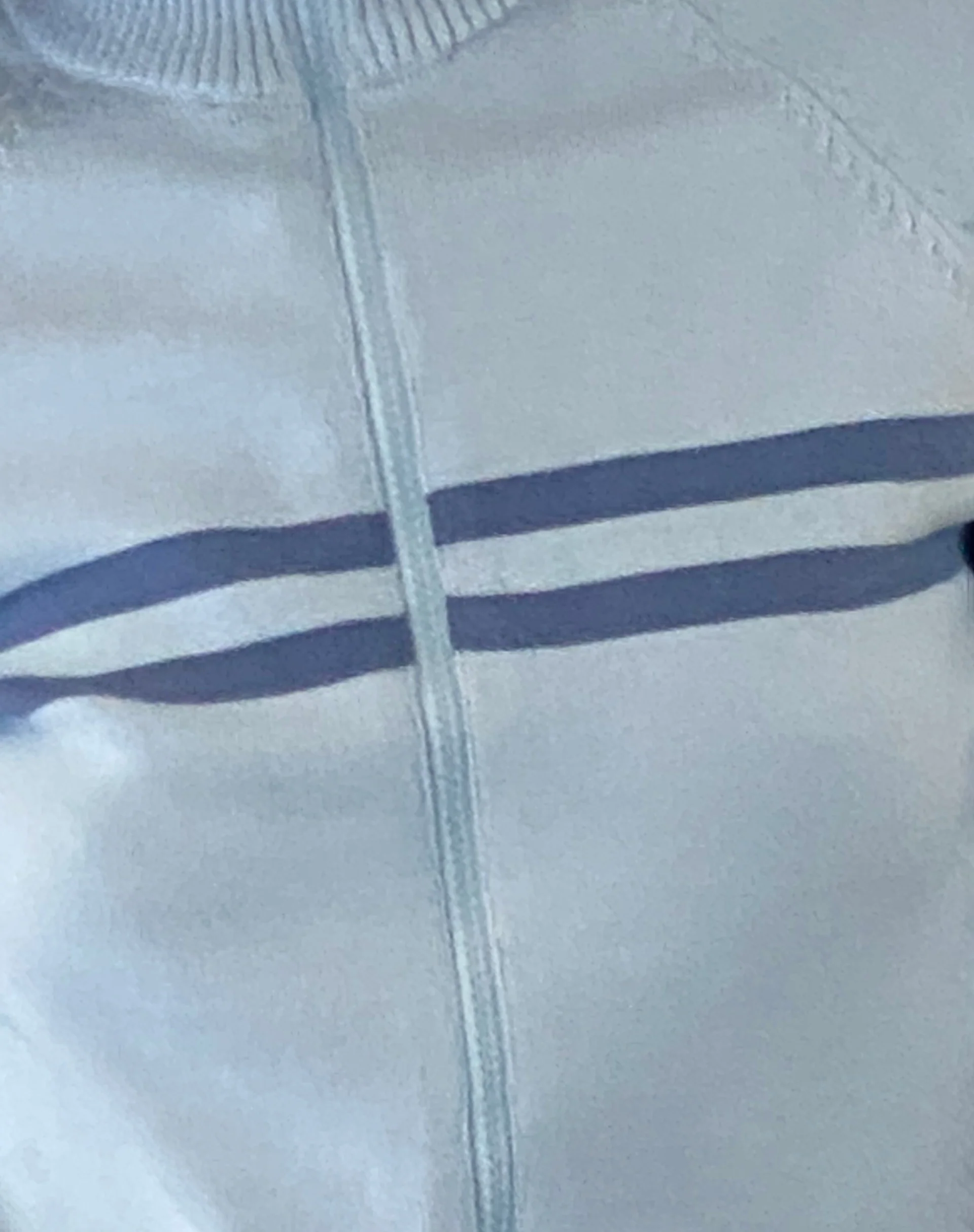 Talisa Sporty Zip Through Jacket in Knit Light Blue - Image 6