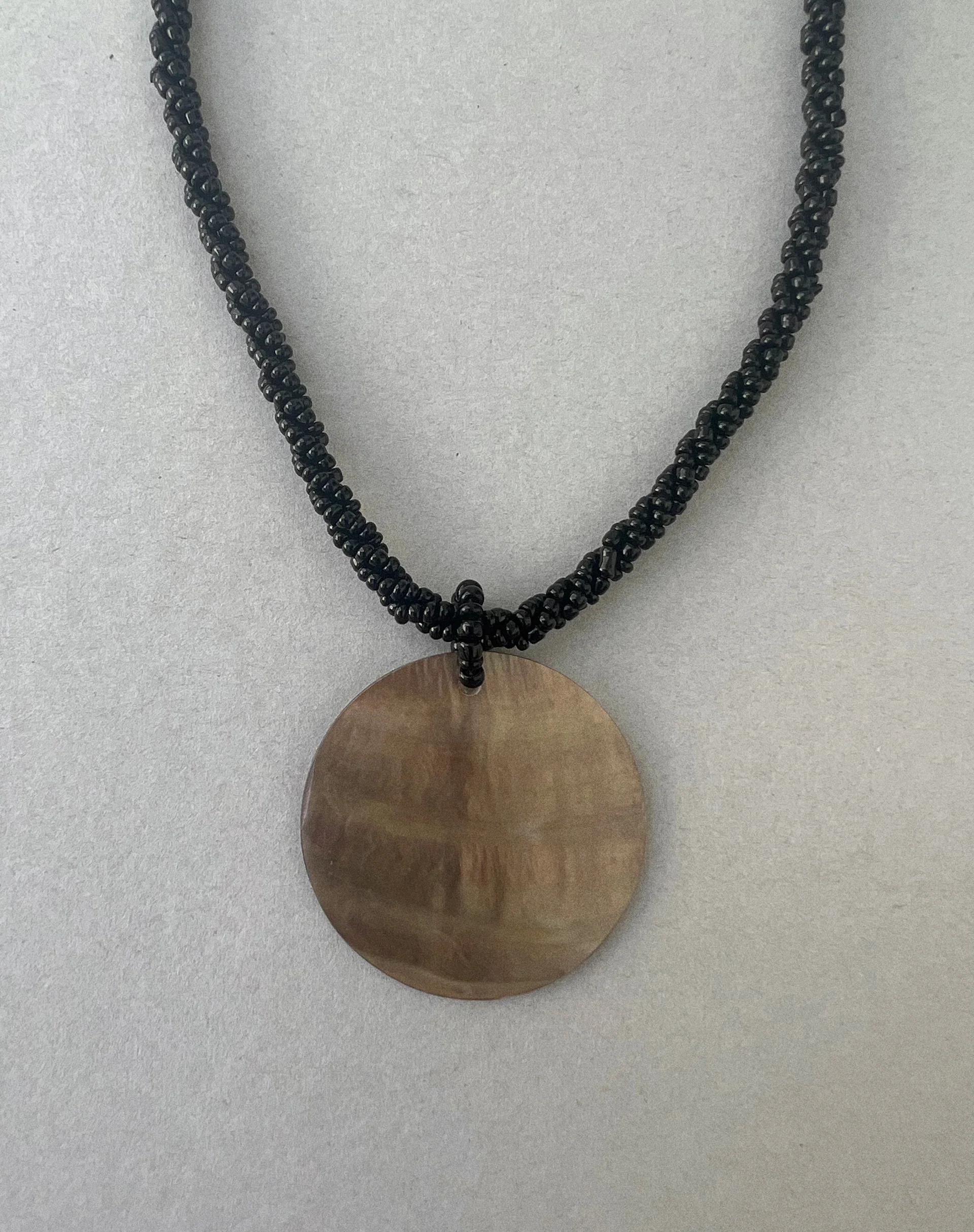 Talola Necklace with Round Shell Pendant - Image 2