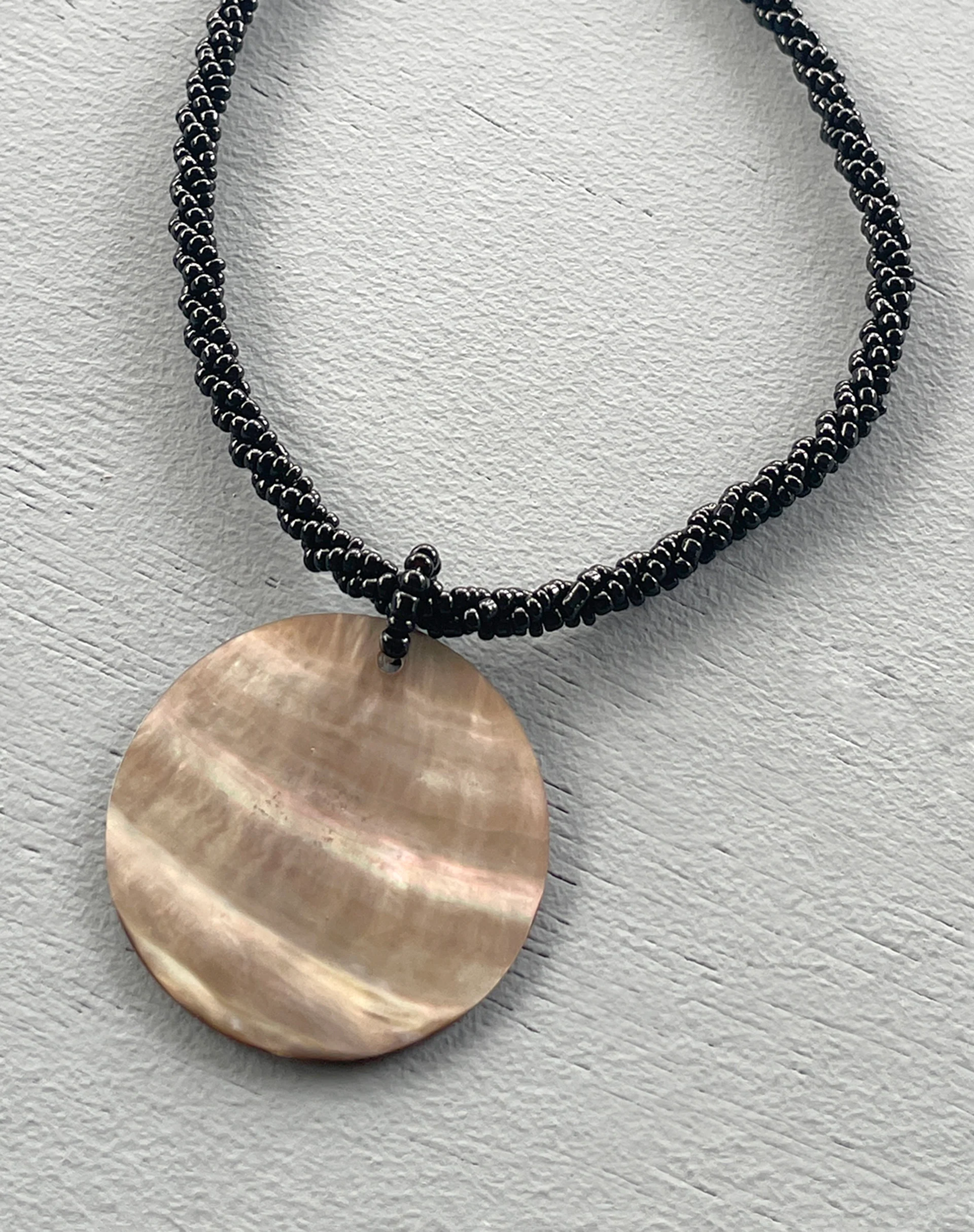 Talola Necklace with Round Shell Pendant - Image 6