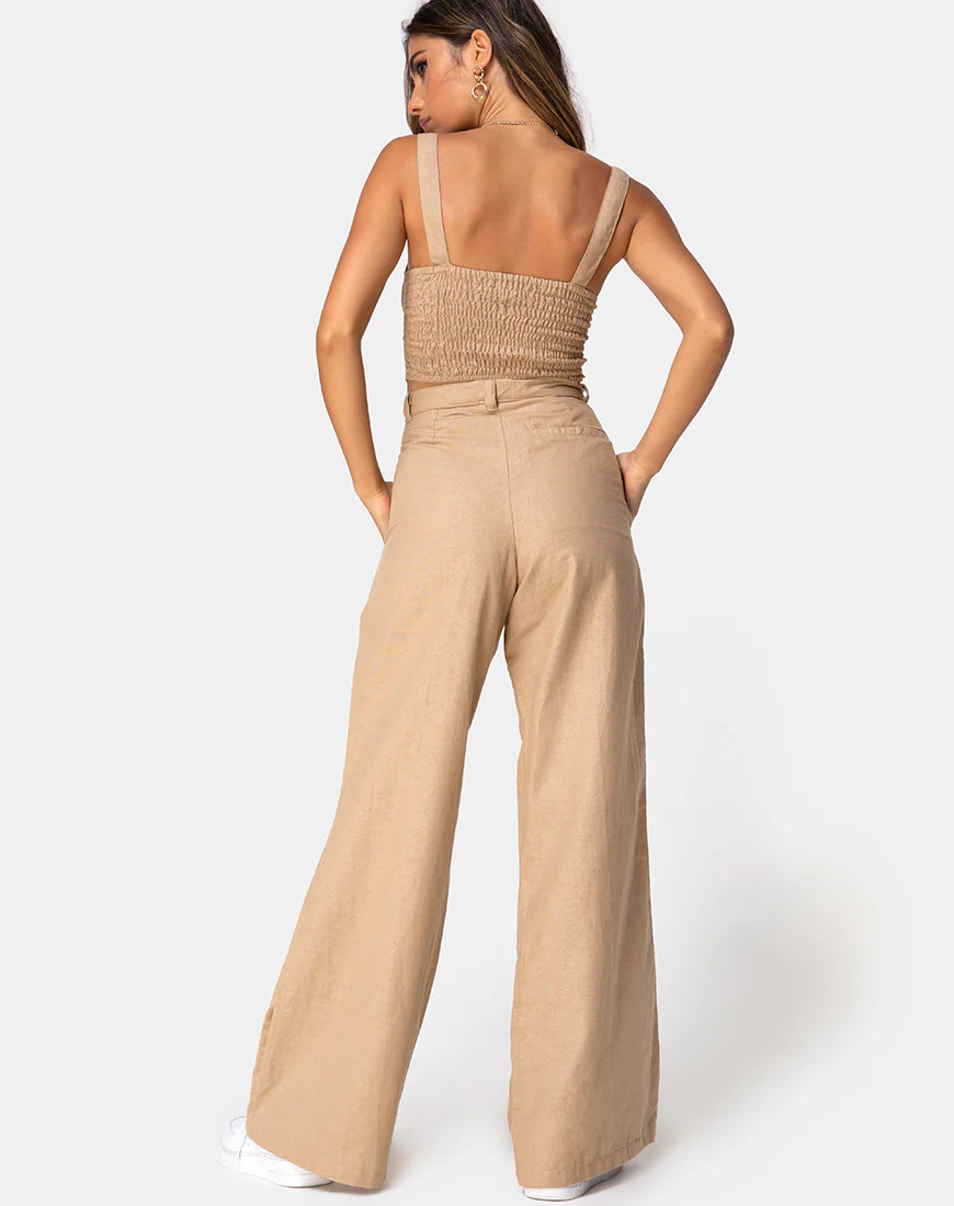 Tanira Trouser in Taupe - Image 4