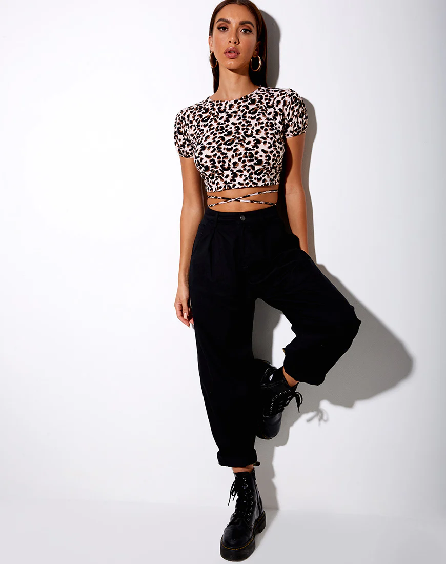 Tasya Crop Top in Pink Panther - Image 3