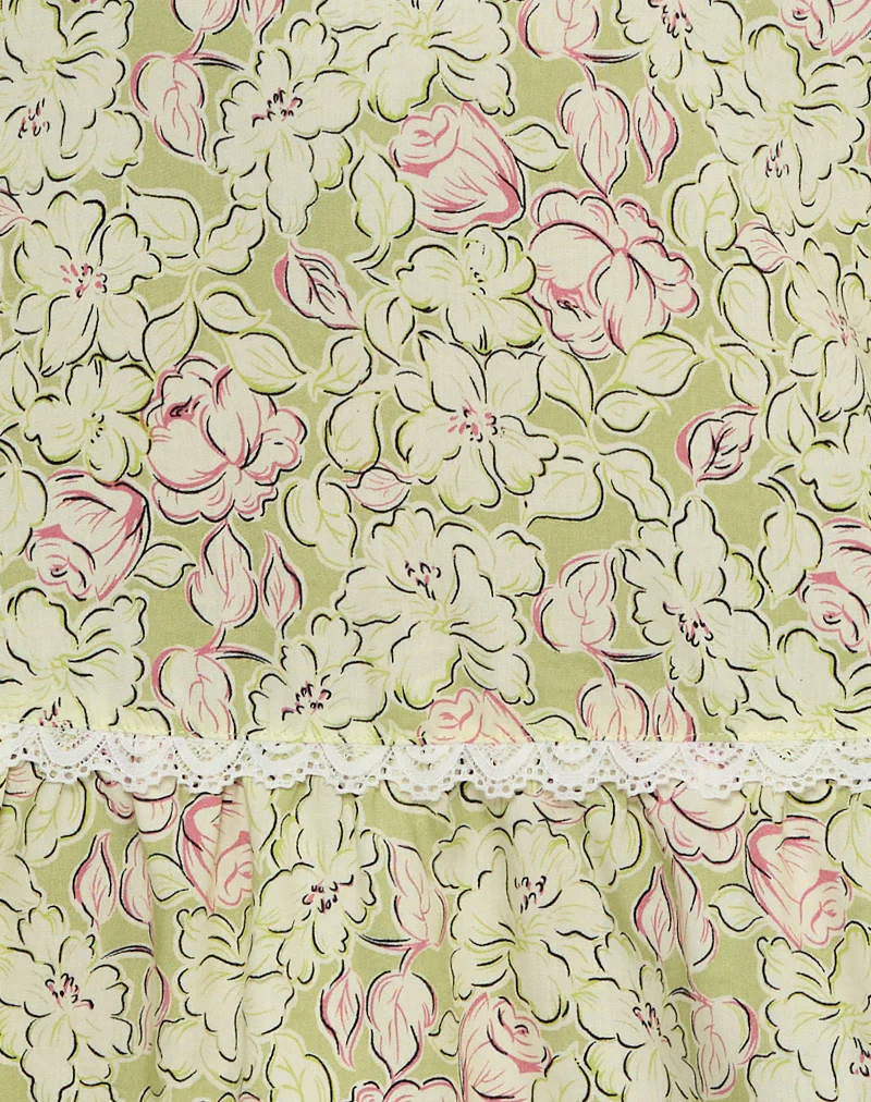 Tatavi Mini Dress in Blooming Lily Green - Image 5