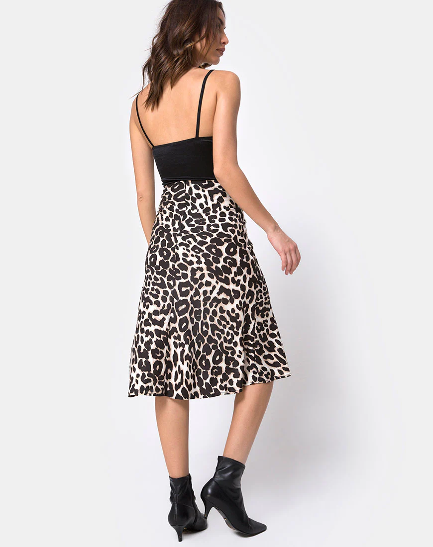 Tauri Midi Skirt in Oversize Jaguar - Image 3