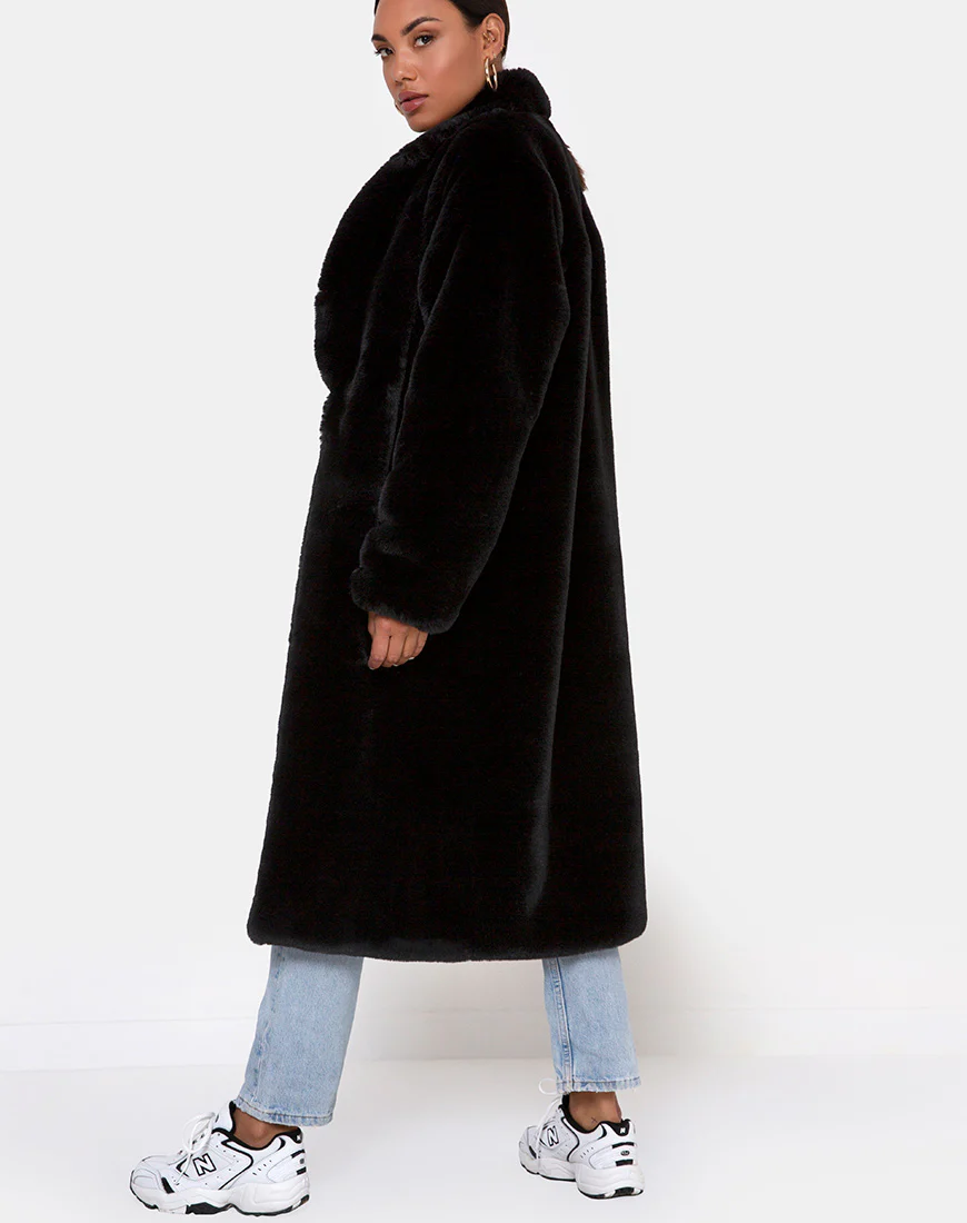 Terence Coat in Black - Image 3