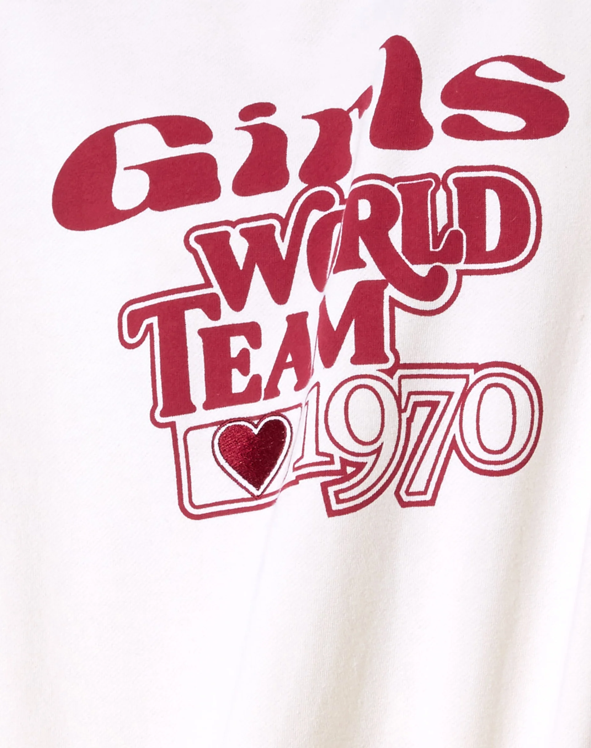 Tetty Sweatshirt in Ivory Red Adrenaline Girls World Team - Image 5