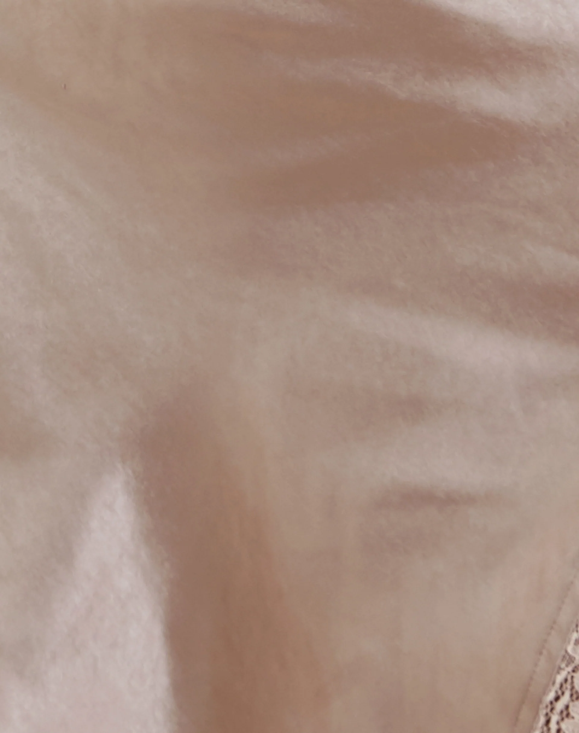 Thelma Mini Skirt in Satin Champagne - Image 6