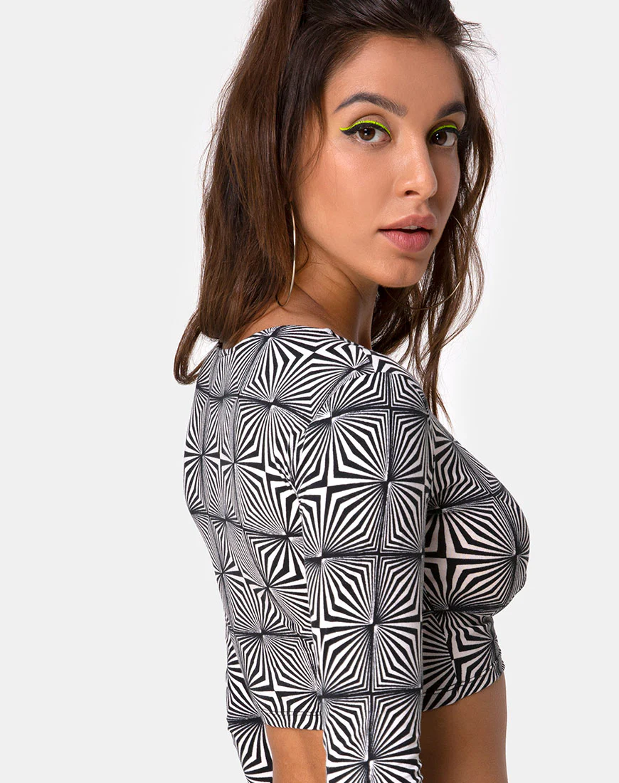 Tinata Crop Top in Spyro - Image 2