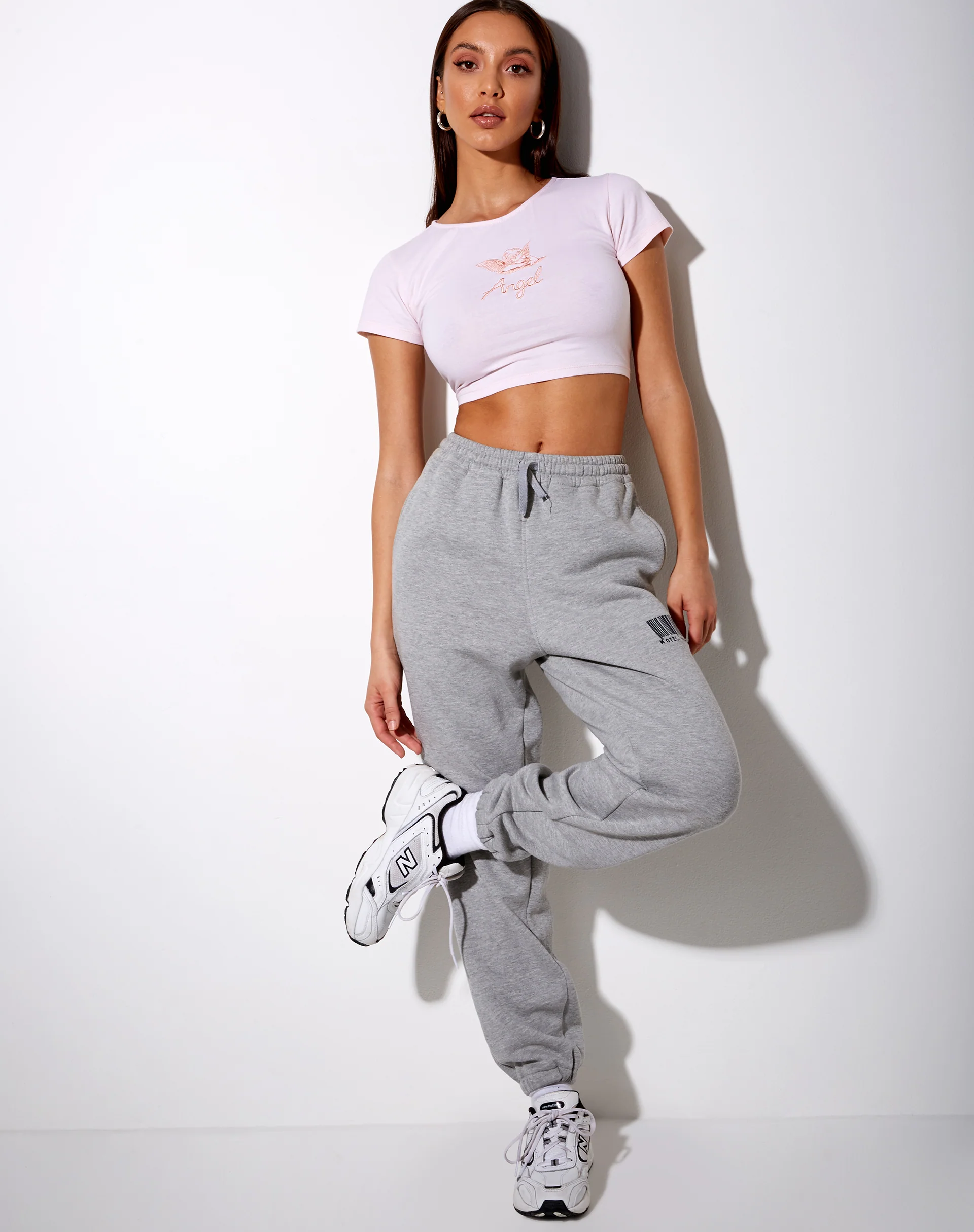 Tindy Crop Top in Blush Pink Angelo 'Angel' Embro - Image 4