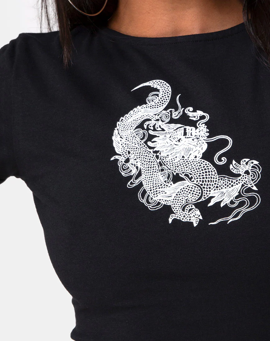 Tindy Top Dragon Black Placement - Image 7