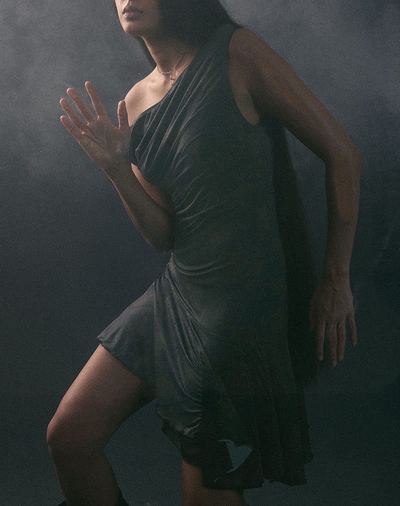 Tohari Mini Dress in Dynamic Rose - Image 4