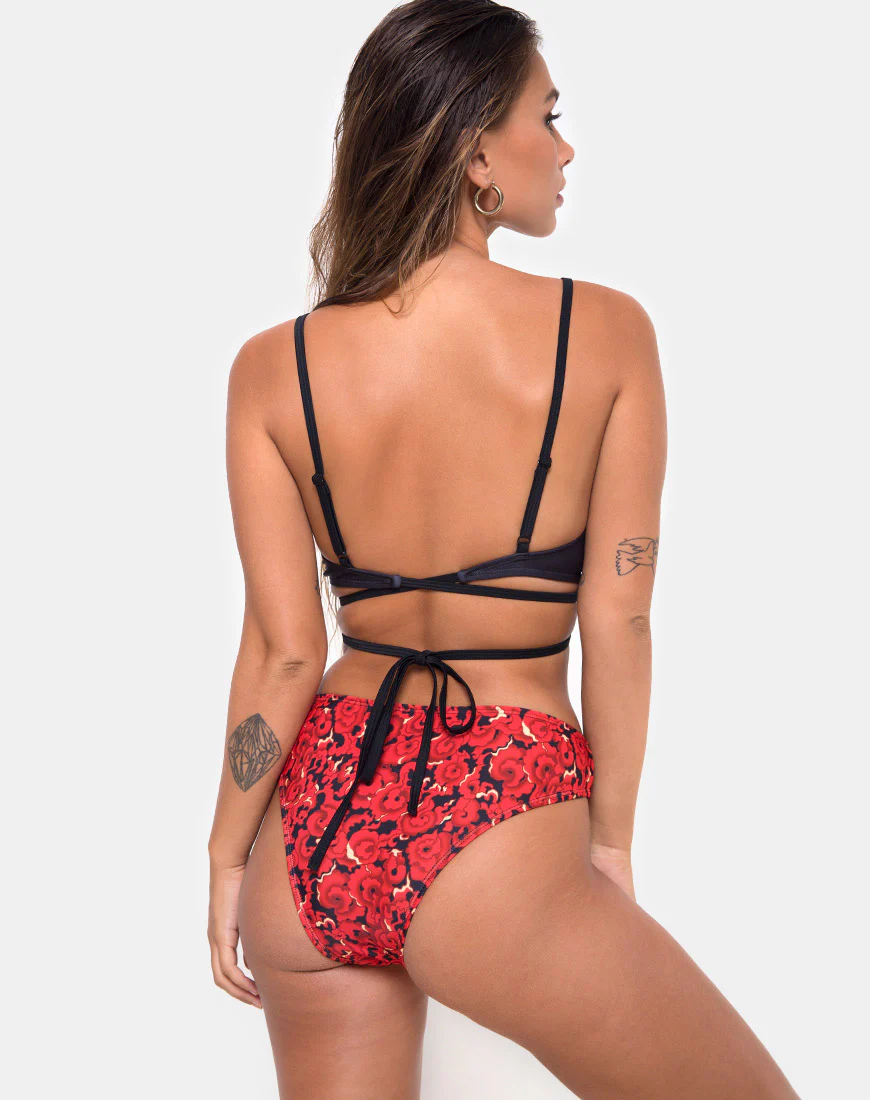 Truman Bikini Top in Chinese Fire Dragon - Image 2