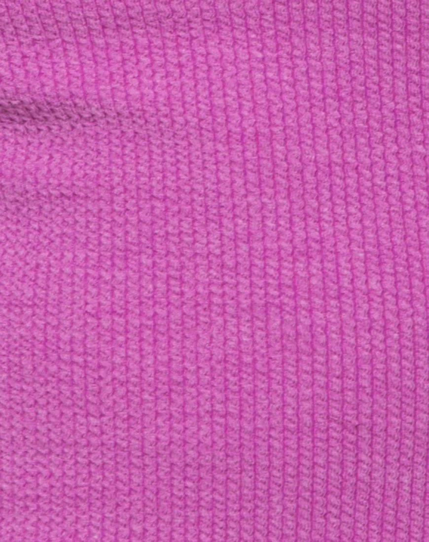 Tube Top in Baby Rib Violet - Image 5