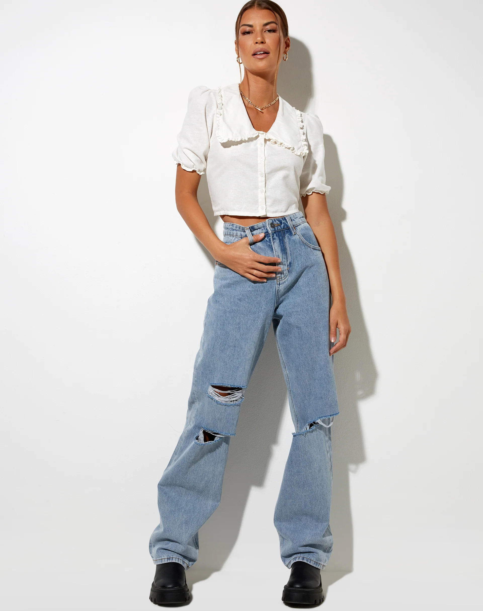 Tucci Top in Ivory - Image 4