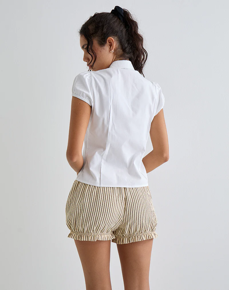 Ulsan Fitted Shirt in White - Image 6