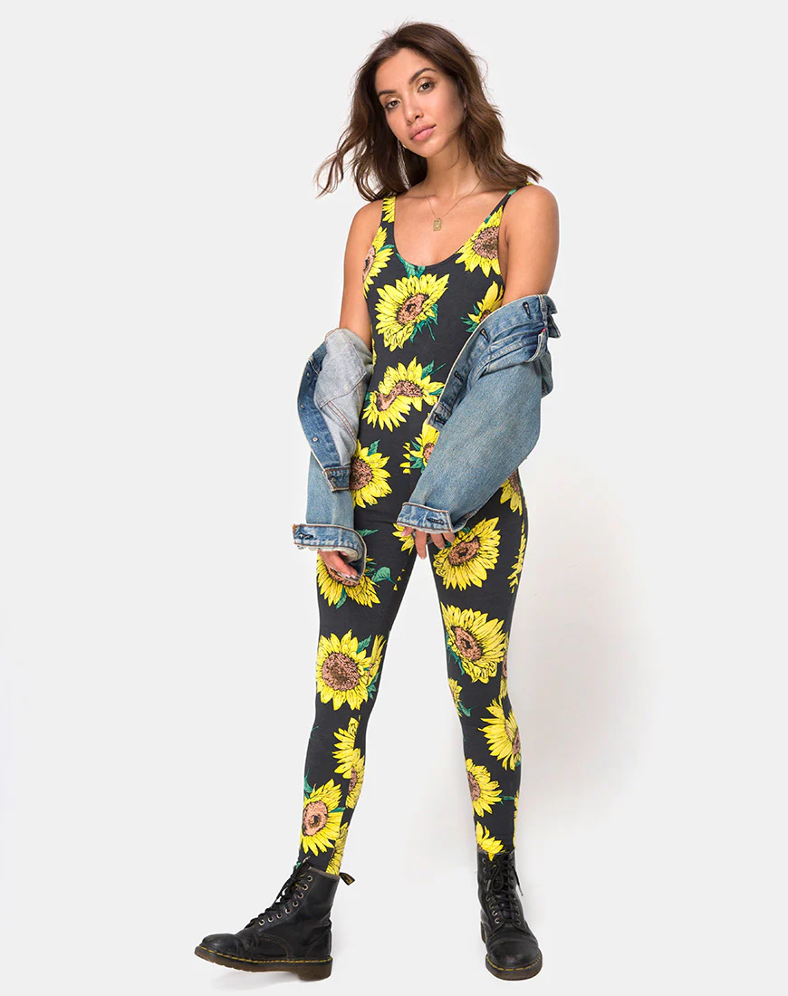 Unitard in New Sunflower - Image 4