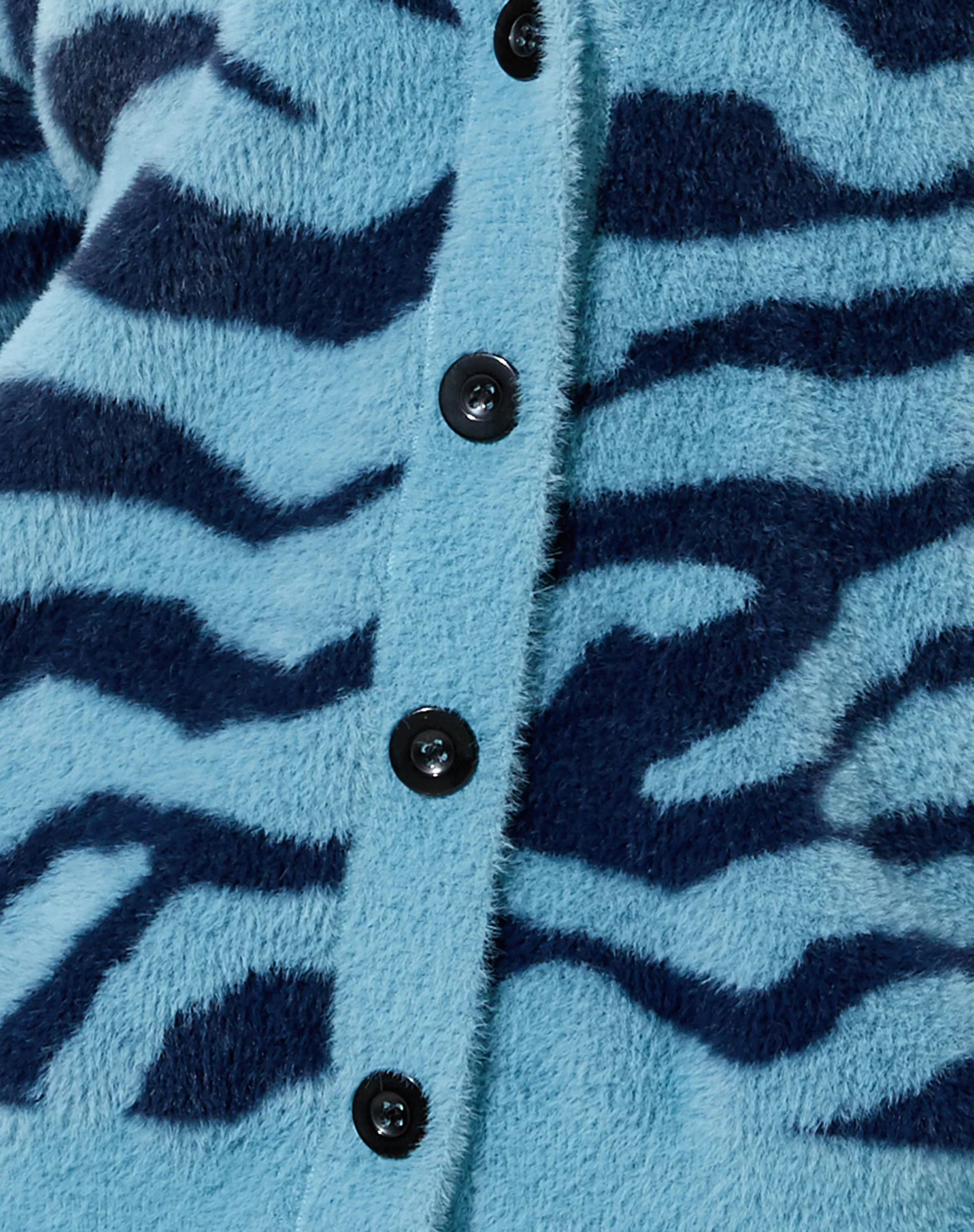 Uriela Cardi in Knit Zebra Blue and Navy - Image 6