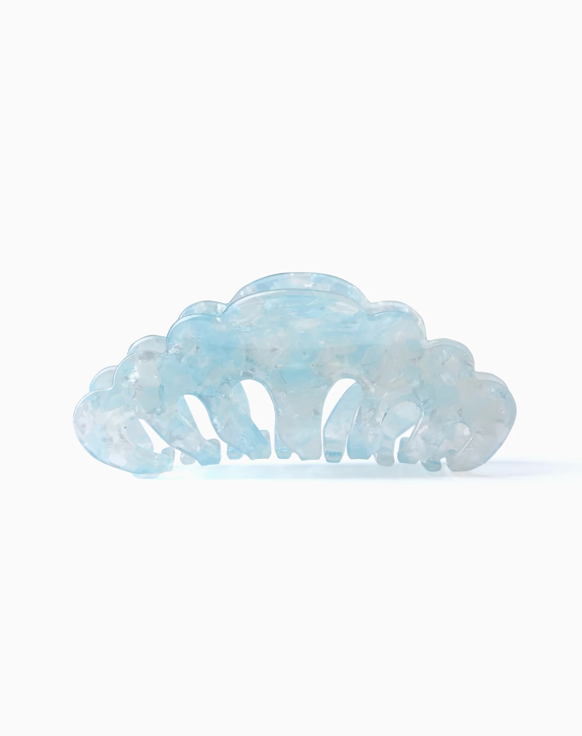 Valvia Hair Claw in White Pearl - Image 8