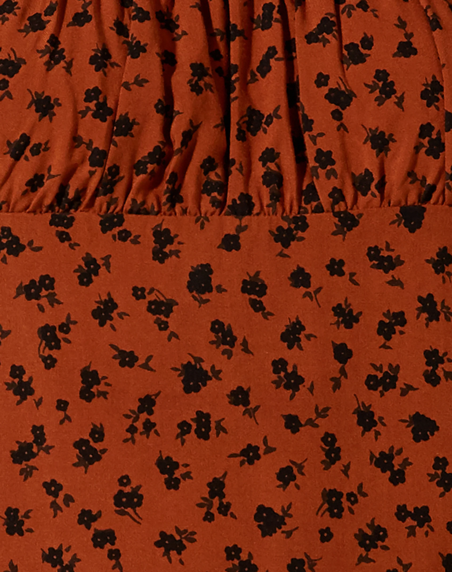 Varie Mini Dress in Dainty Daisy Bombay Brown - Image 5