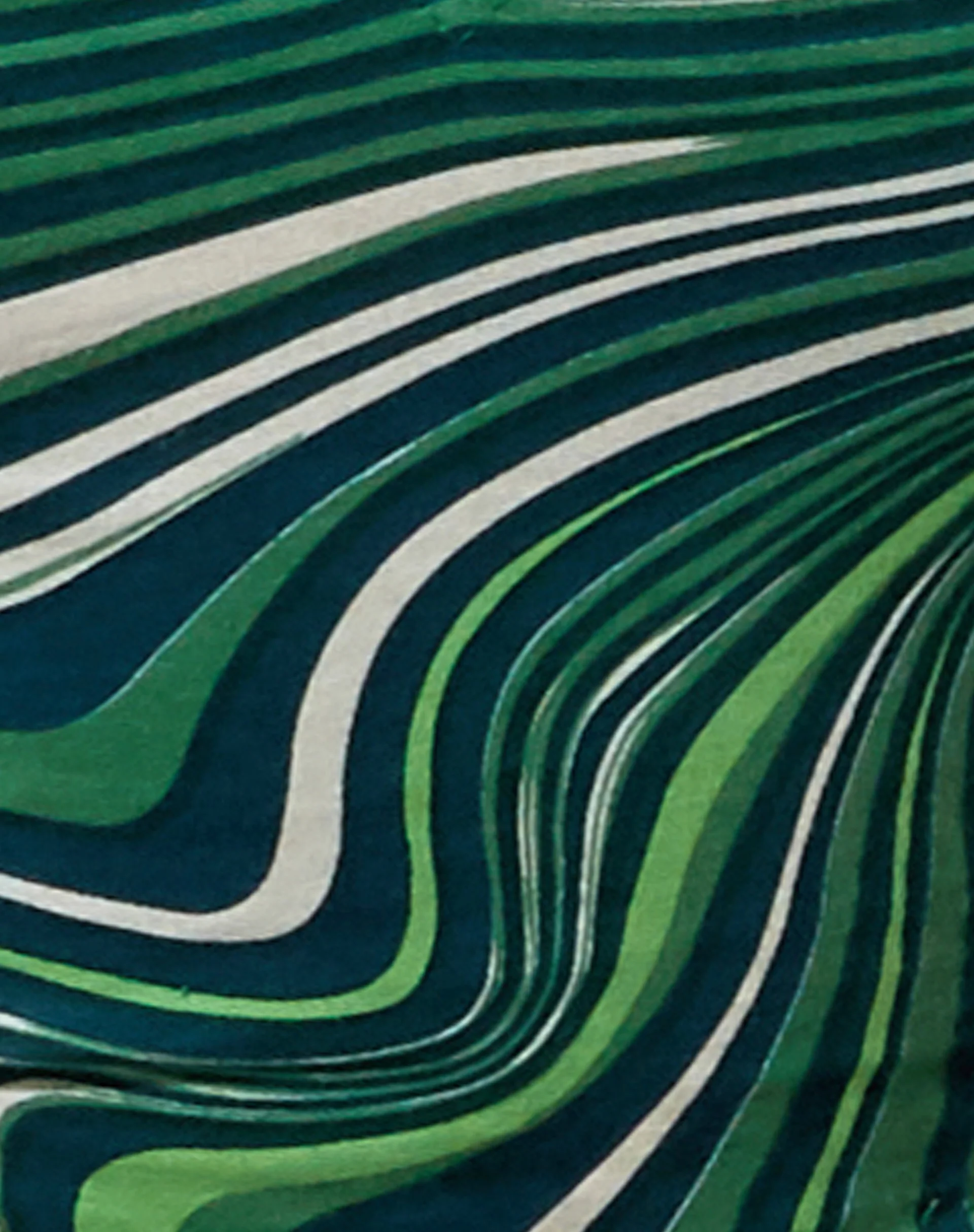 Vende Vest Top in 70's Ripple Green - Image 6