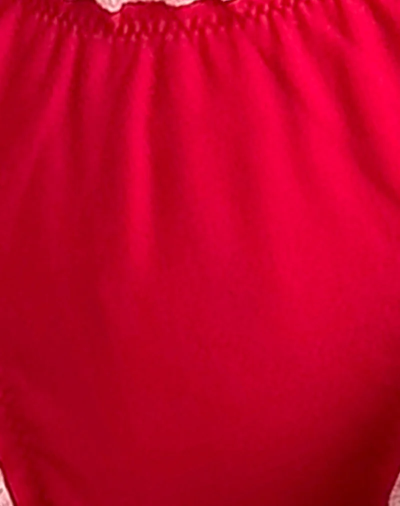 Veroly Bikini Bottom in Red - Image 6