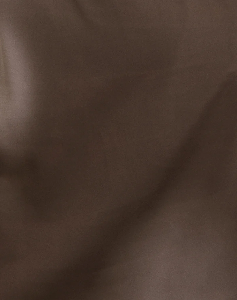 Veslina Mini Dress in Watercolour Warm Grey - Image 6