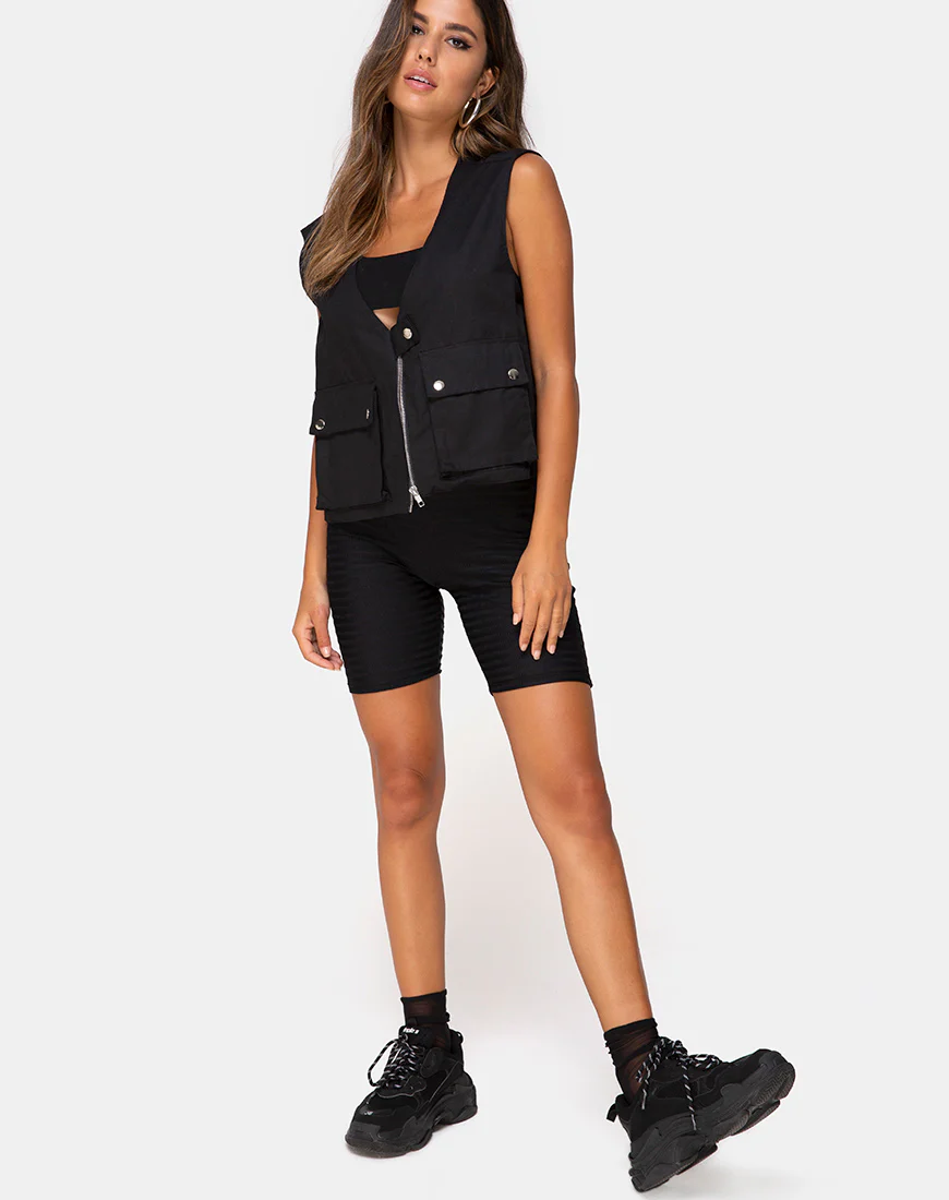 Vest Top Black - Image 3