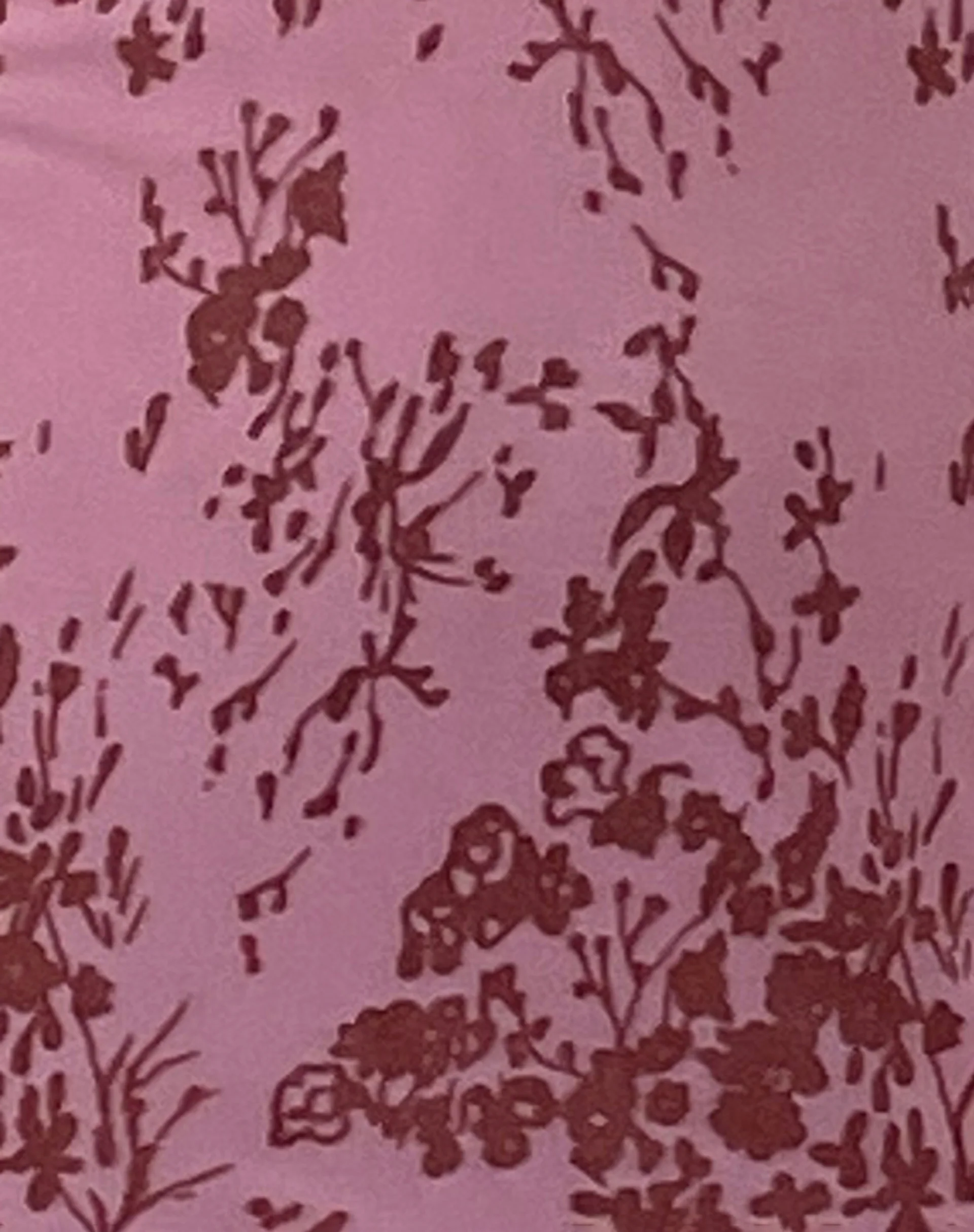 Vilinia Midi Dress in Abstract Botanic Mauve - Image 6