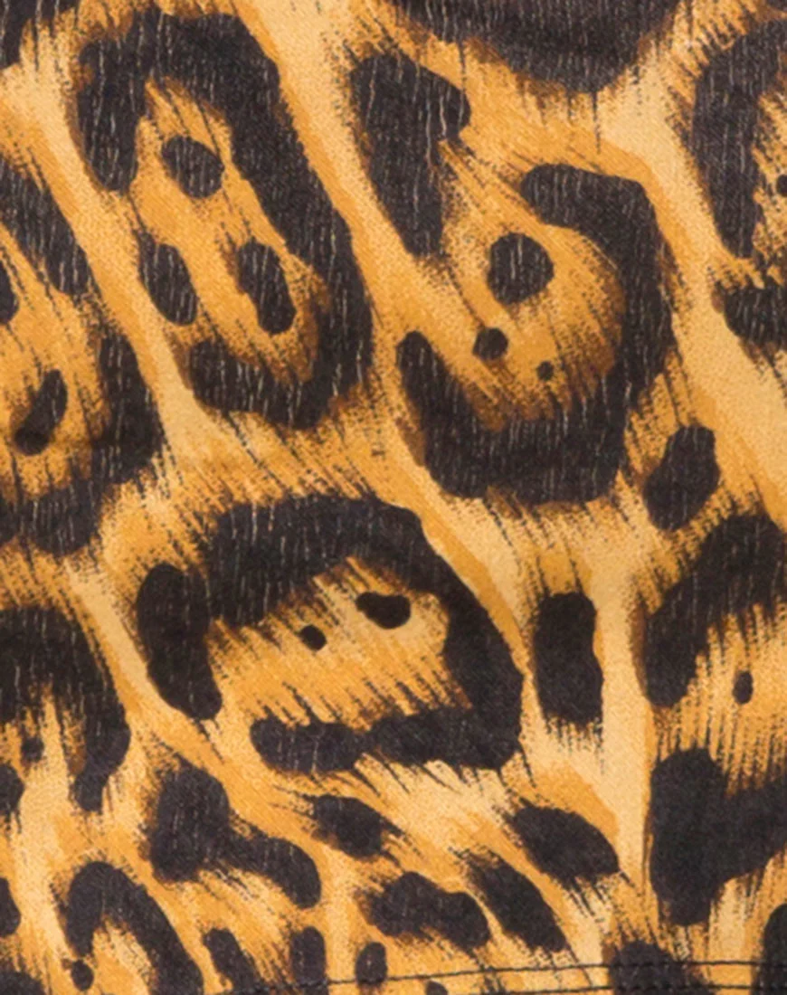 Villy Tube Top in Leopard - Image 6