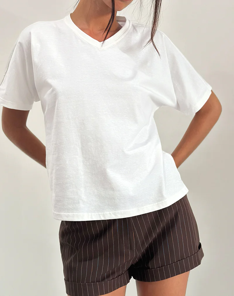Viman Top in Jersey Ivory - Image 2