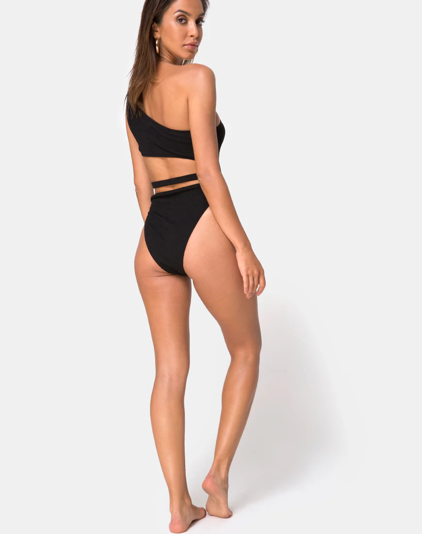 Vixie Swimsuit in Black - Image 4