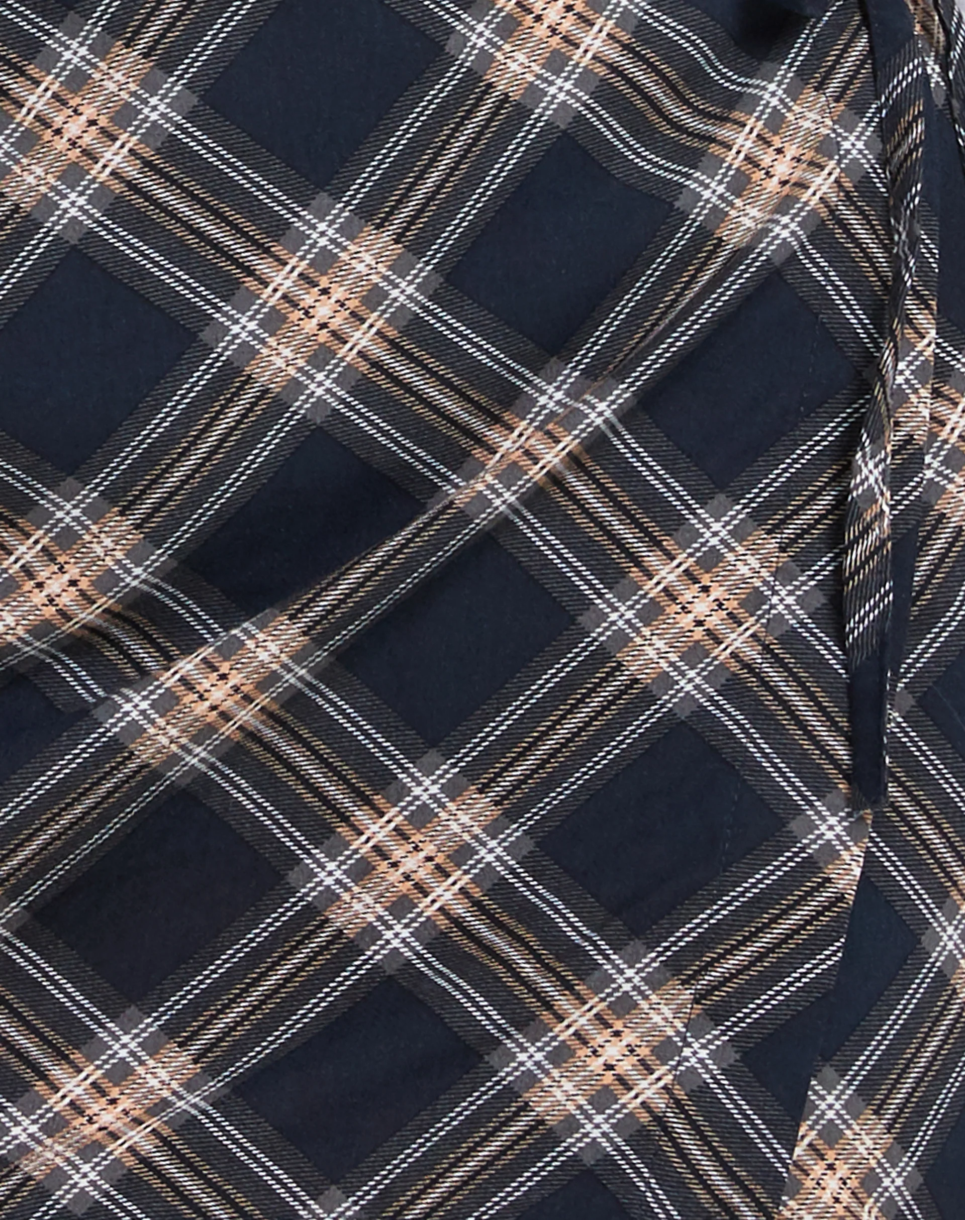 Volta Mini Skirt in 20's Check Black and Grey - Image 7