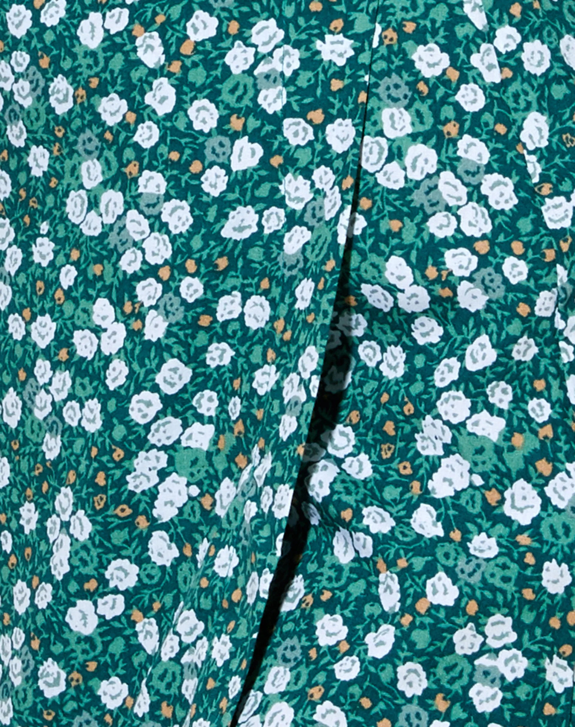 Volto Mini Skirt in Floral Field Green - Image 5