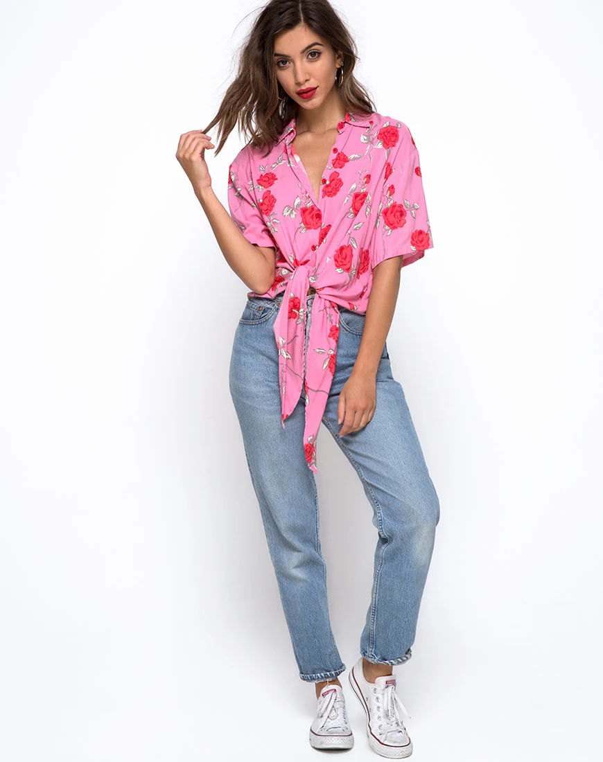 Vual Shirt in Candy Rose - Image 3