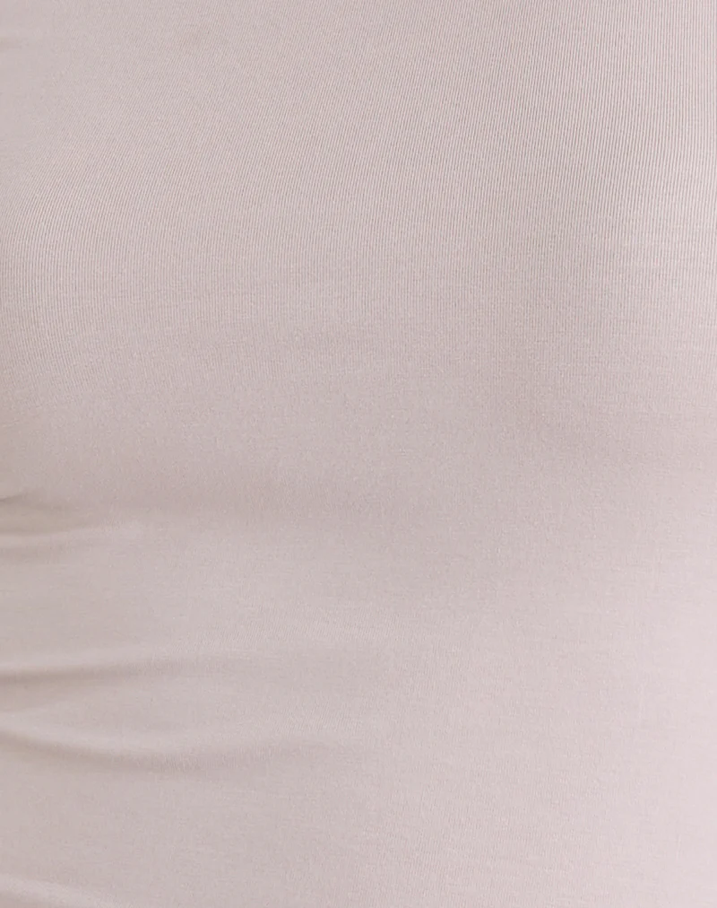 Wakana Asymmetric Long Sleeve Top in Cannoli Cream - Image 7