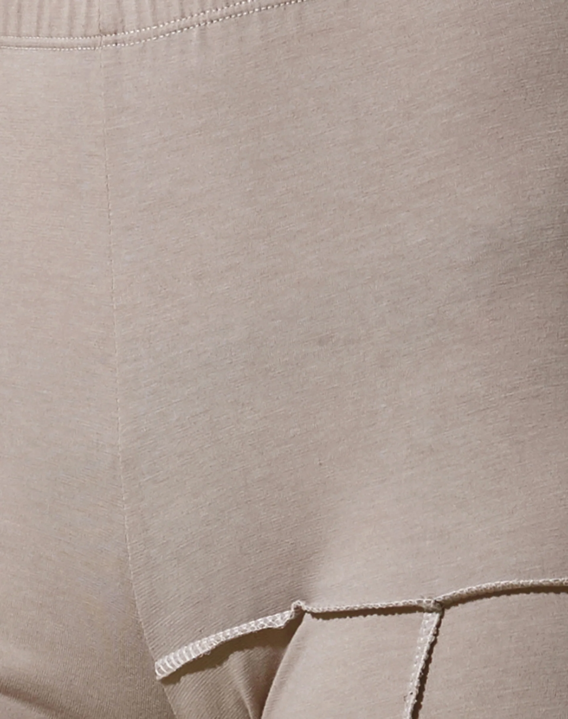 Walker Flared Trouser in Lycra Oat Milk - Image 6