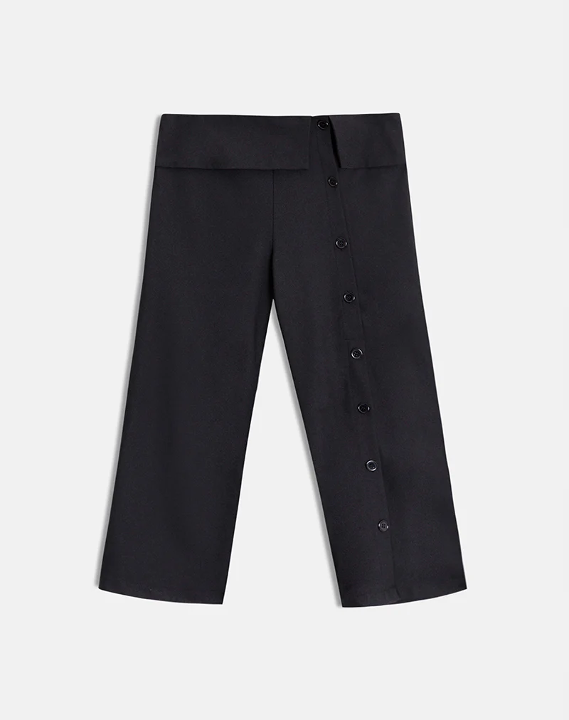 Wamari Capri Trouser in Tailoring Black - Image 5