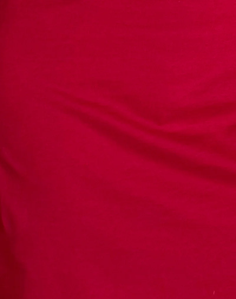 Wangi Backless Mini Dress in Adrenaline Red - Image 6