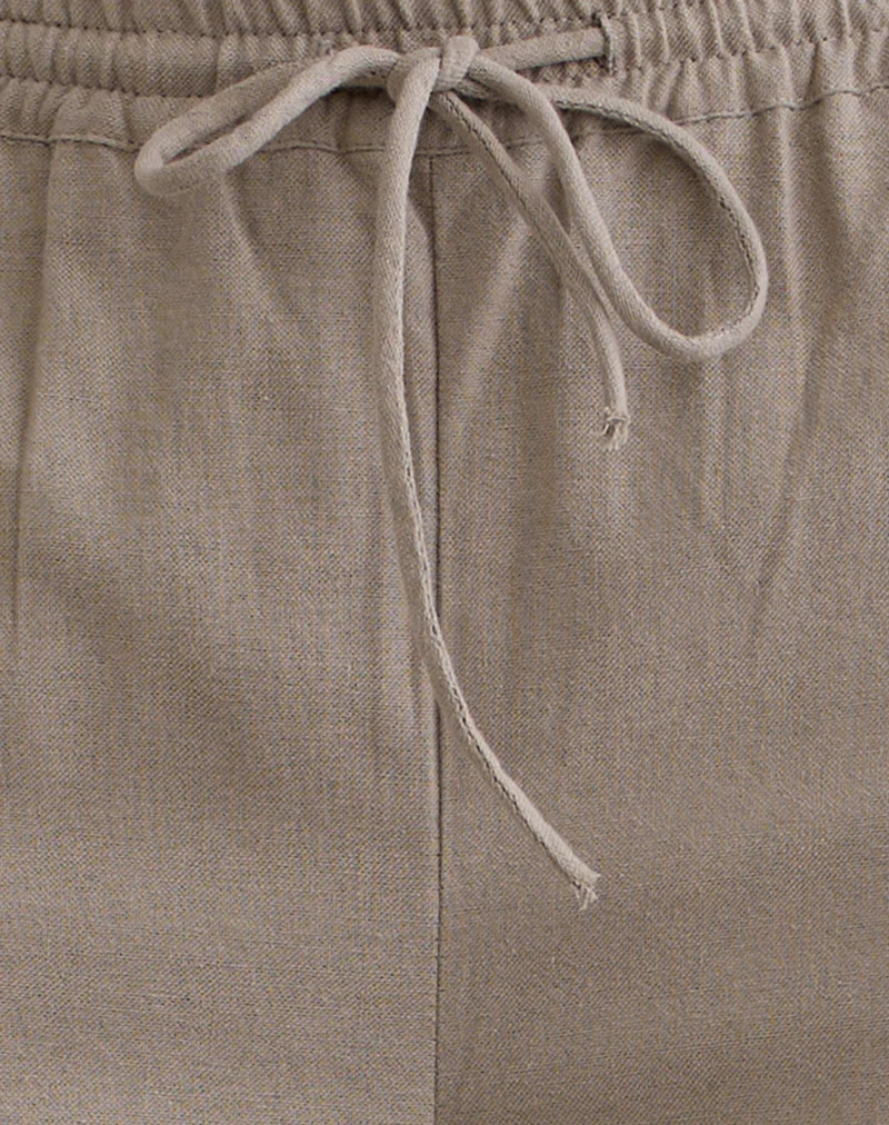 Wasic Wide Leg Trouser in Biscotti - Image 6