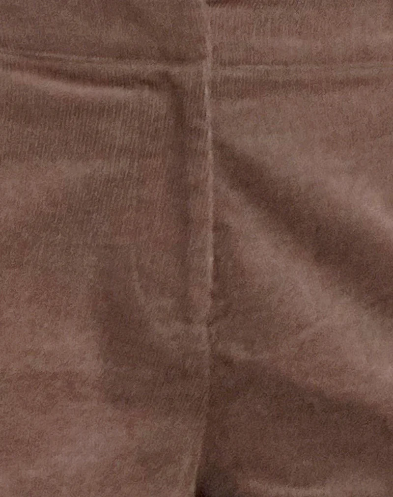 Wiluta Shorts in Babycord Brown - Image 6