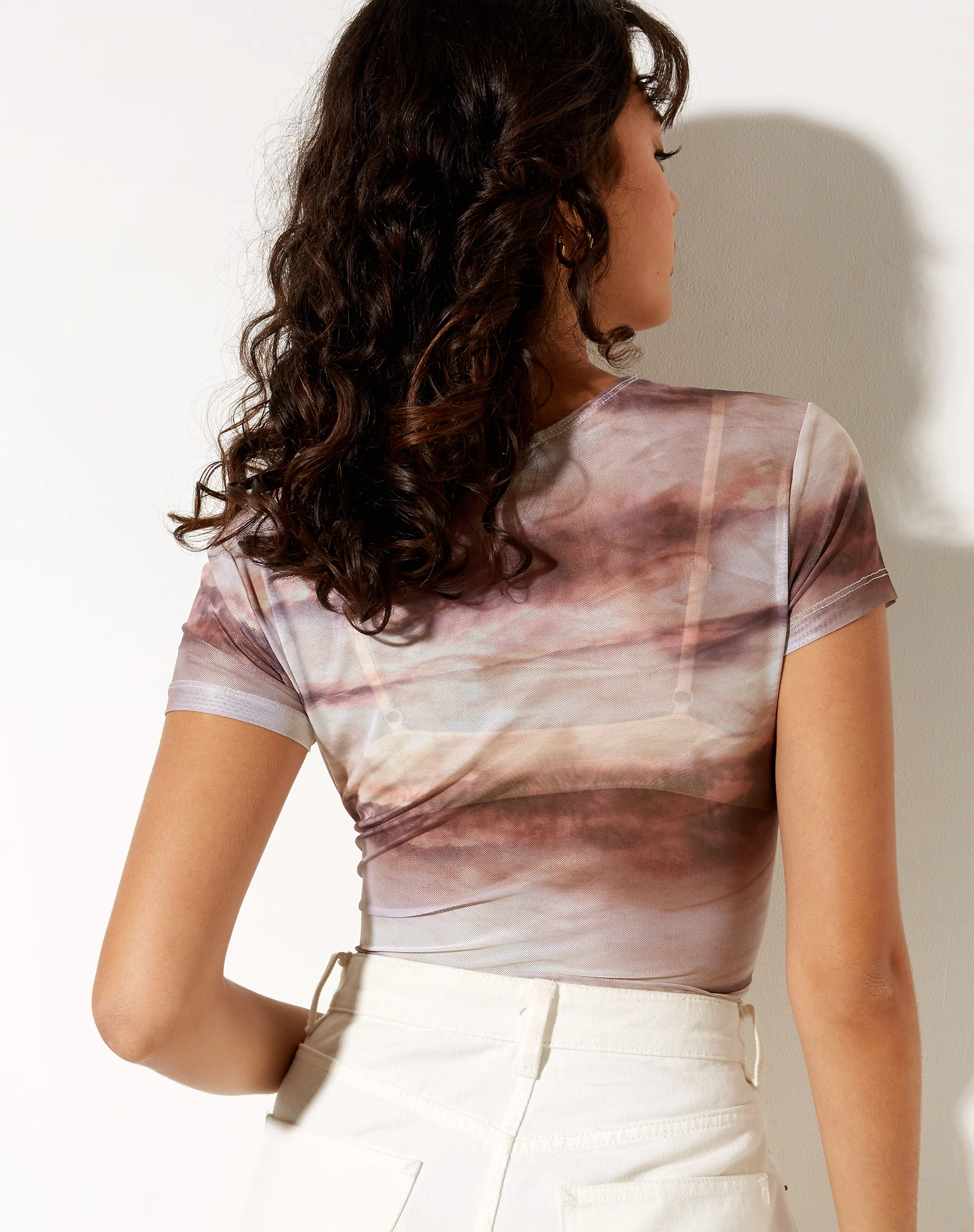 Wity Tee in Abstract Animal Skin - Image 2