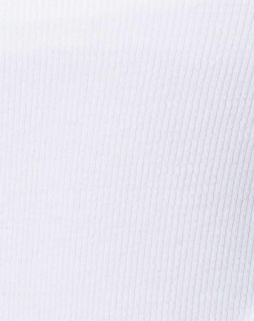 Xhesi Bodice Mini Rib White - Image 5