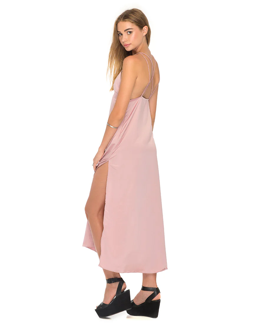 Xochi Maxi Dress in Dusky Pink - Image 2